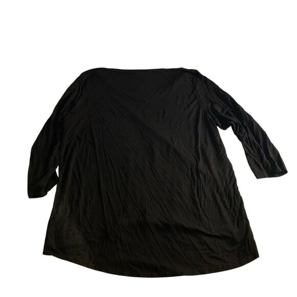 Minimalist Black High-Low Tunic Top Cable & Gauge Size XL - Picture 6 of 6